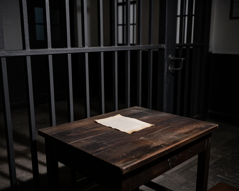 Cinematic Prison Atmosphere