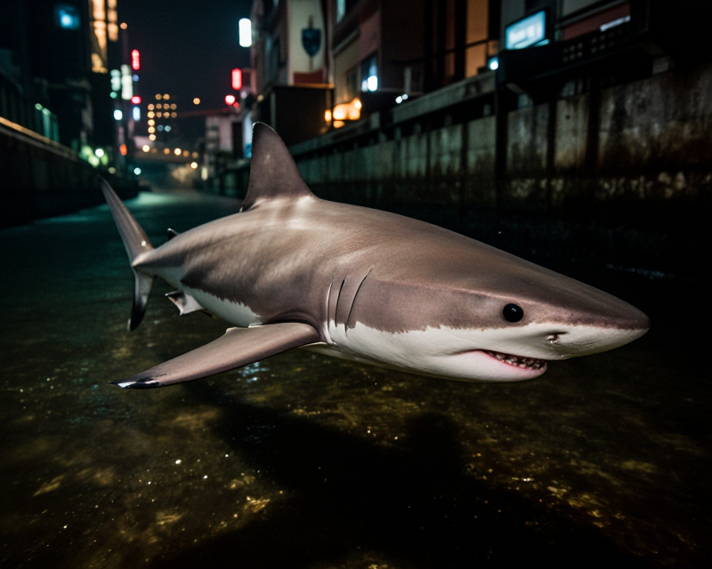Shark in Busan Canal