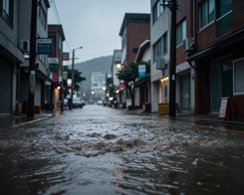 Heavy Rain in Geoje