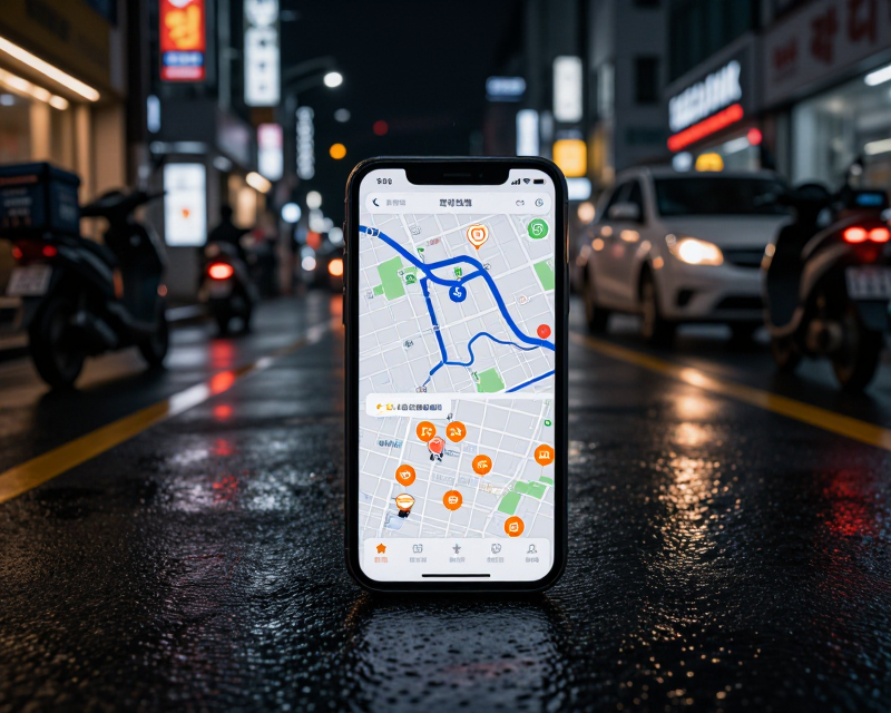 Uber and Delivery Hero Merger Concept