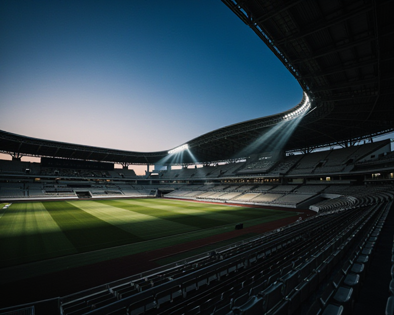 Dramatic Stadium Atmosphere