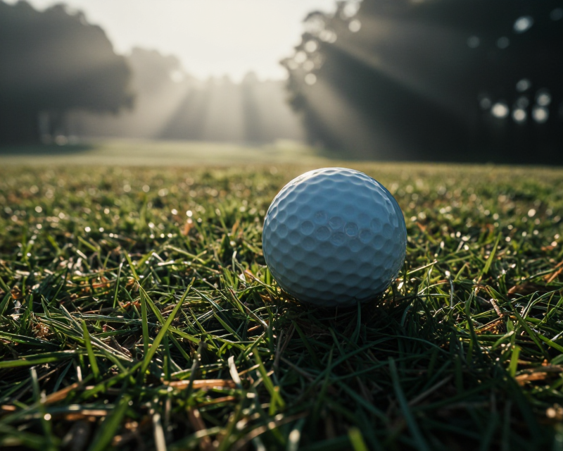 Golf Ball on Green