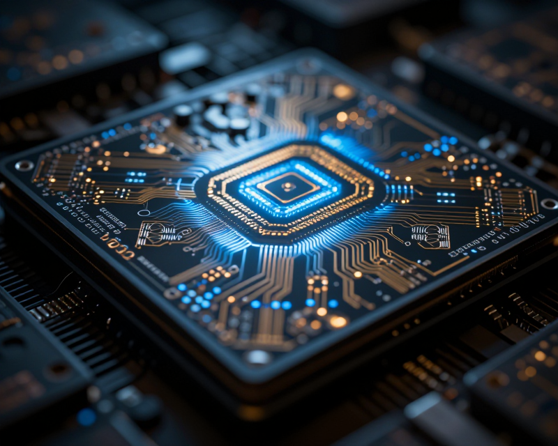 Semiconductor and Geopolitical Tension Concept