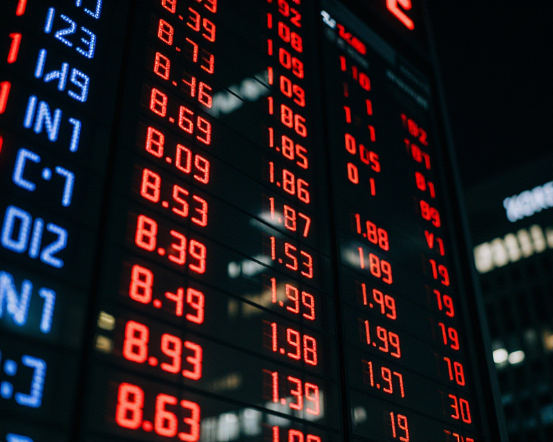 Stock Market Ticker Display