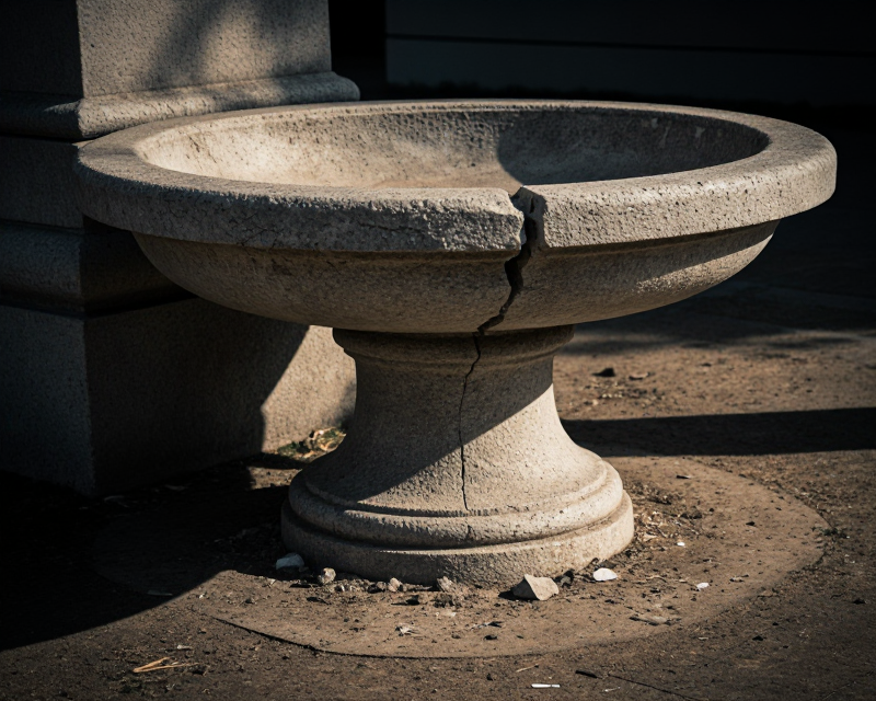 Empty Memorial Basin