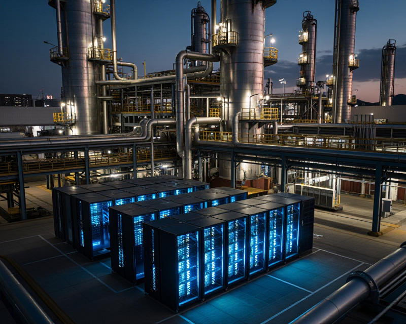 Futuristic Industrial Synergy