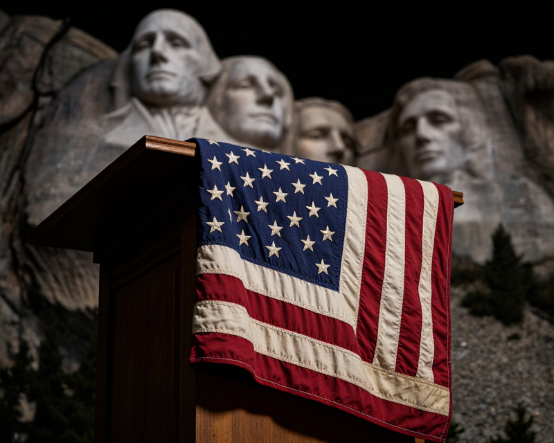 Symbolic American Political Tension