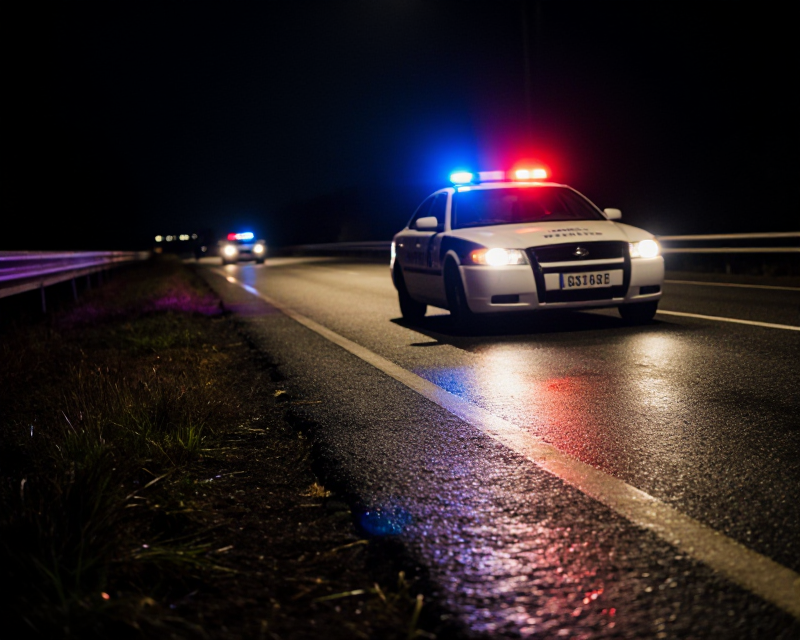 Cinematic Police Stop Atmosphere