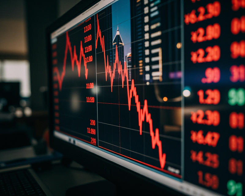 Stock Market Crash Visual