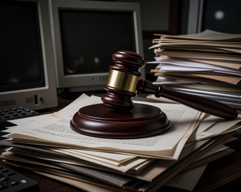 Symbolic representation of judicial budget waste