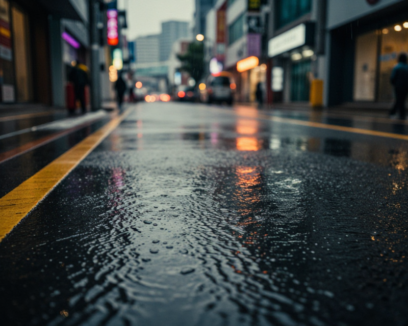 Rainy Urban Atmosphere