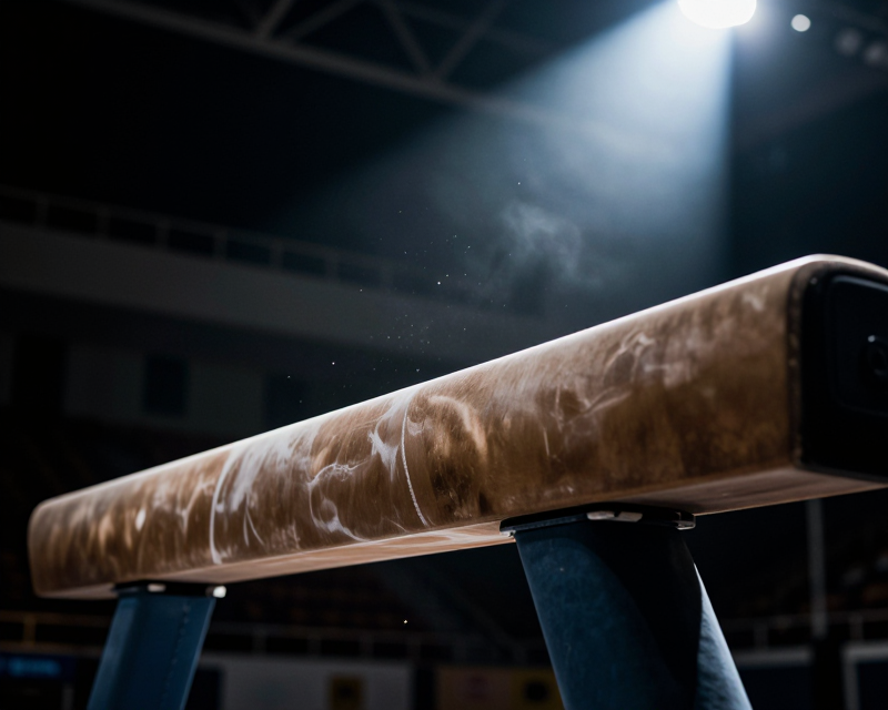 Gymnastics Balance Beam Focus